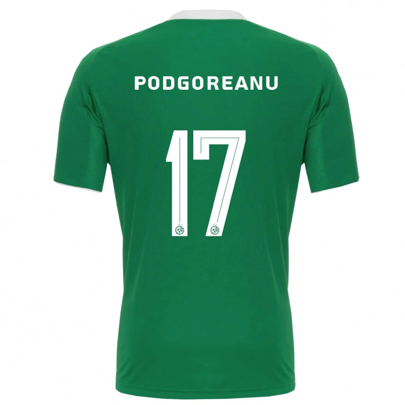 Danxen Heren Suf Podgoreanu #17 Groen Wit Thuisshirt Thuistenue 2025/26 T-Shirt