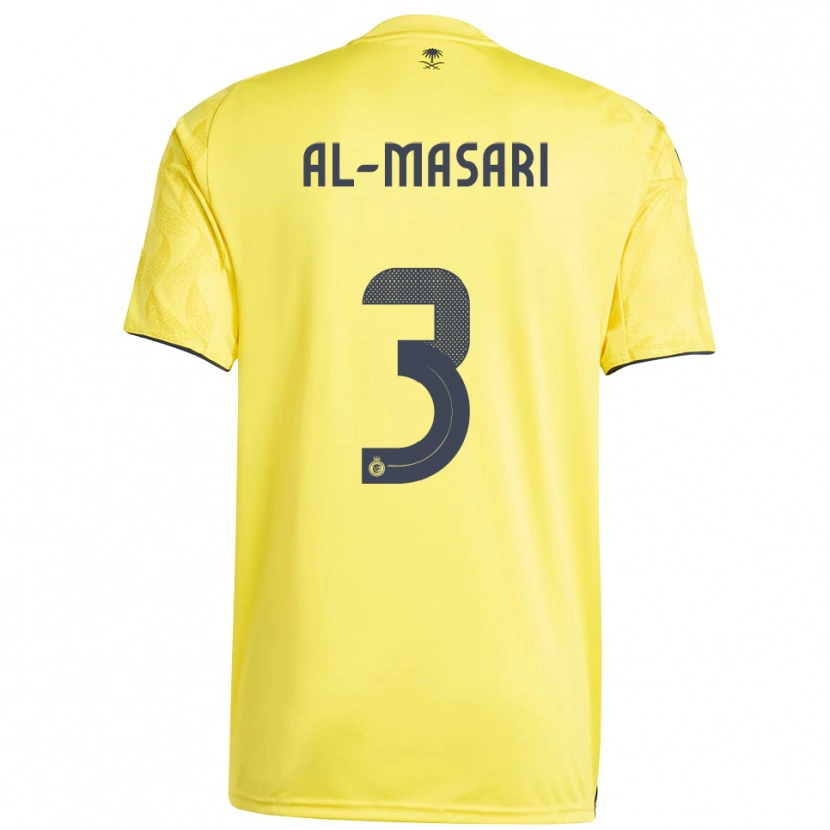 Danxen Heren Wade Al-Masari #3 Geel Zwart Thuisshirt Thuistenue 2025/26 T-Shirt