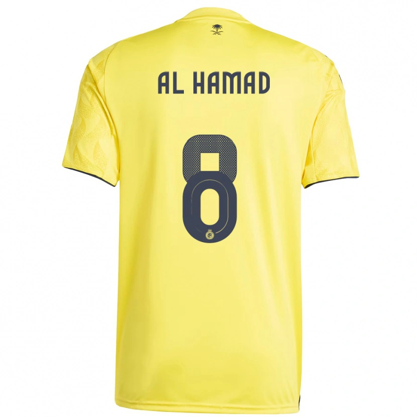 Danxen Heren Sara Al-Hamad #8 Geel Zwart Thuisshirt Thuistenue 2025/26 T-Shirt
