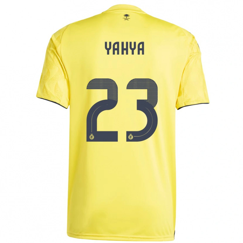 Danxen Heren Ayman Yahya #23 Geel Zwart Thuisshirt Thuistenue 2025/26 T-Shirt
