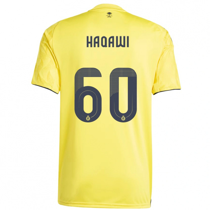Danxen Heren Saad Haqawi #60 Geel Zwart Thuisshirt Thuistenue 2025/26 T-Shirt
