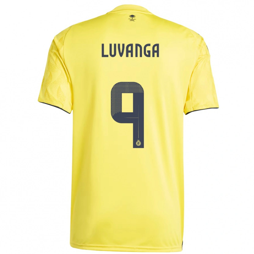 Danxen Heren Clara Luvanga #9 Geel Zwart Thuisshirt Thuistenue 2025/26 T-Shirt