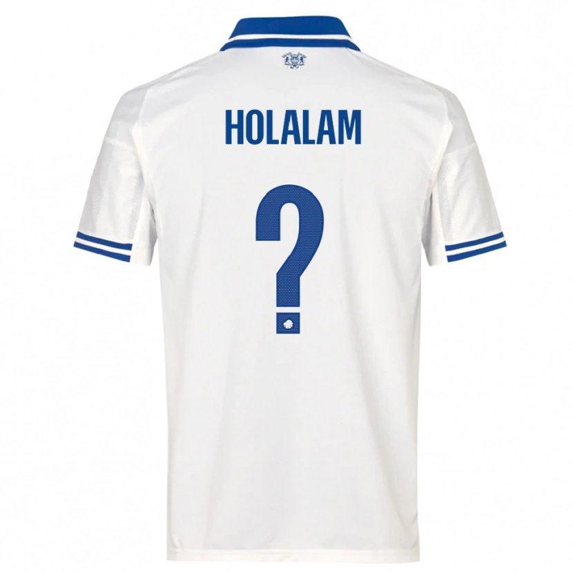 Danxen Heren Ishaq Holalam #0 Wit Blauw Thuisshirt Thuistenue 2025/26 T-Shirt