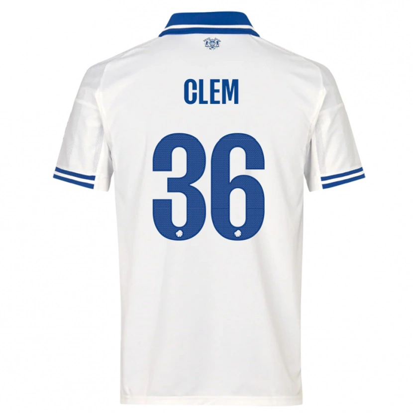 Danxen Heren William Clem #36 Wit Blauw Thuisshirt Thuistenue 2025/26 T-Shirt