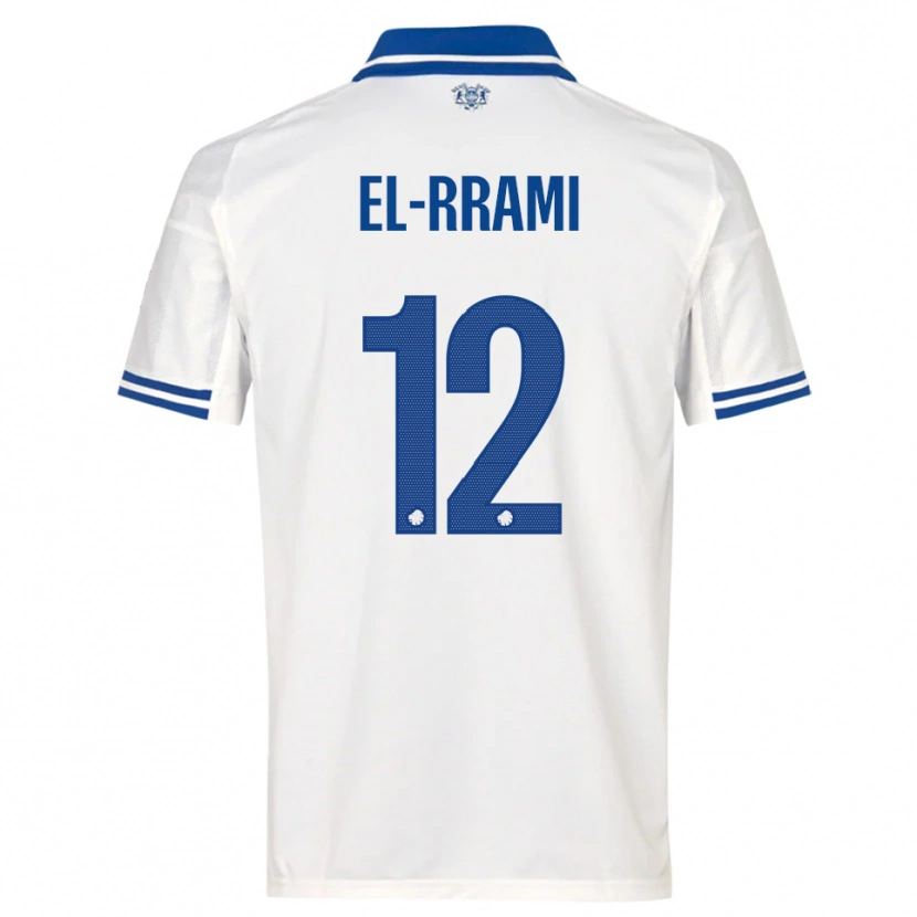 Danxen Heren Jamil El-Rrami #12 Wit Blauw Thuisshirt Thuistenue 2025/26 T-Shirt