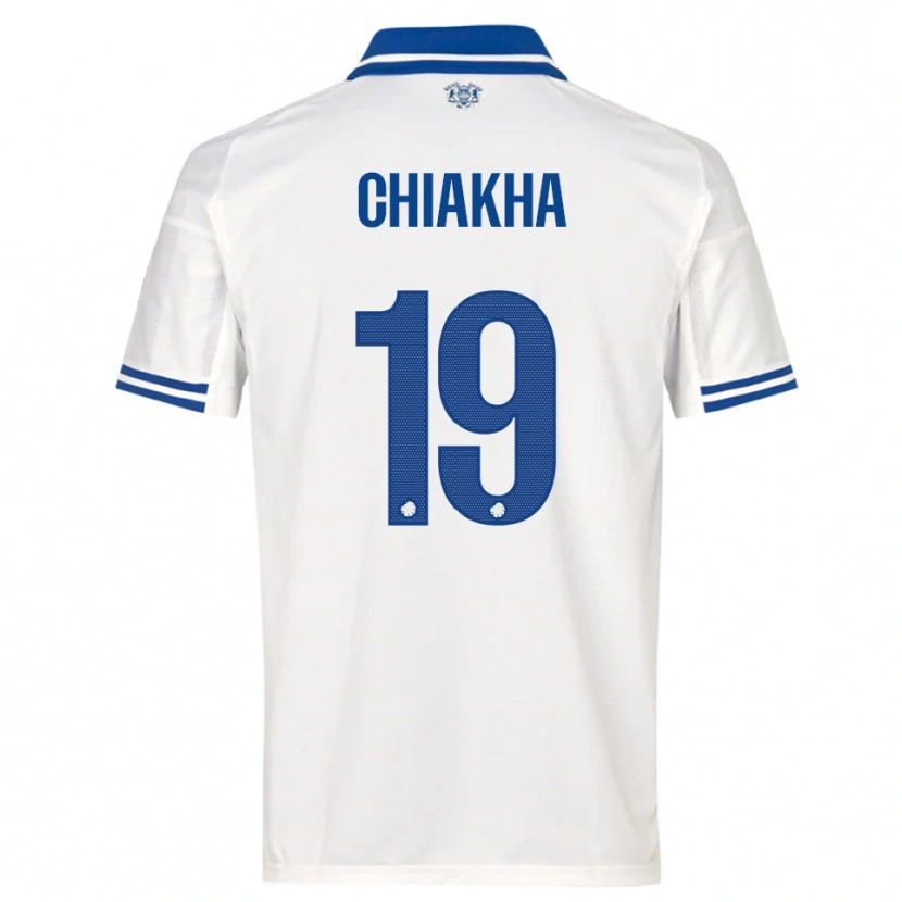 Danxen Heren Amin Chiakha #19 Wit Blauw Thuisshirt Thuistenue 2025/26 T-Shirt