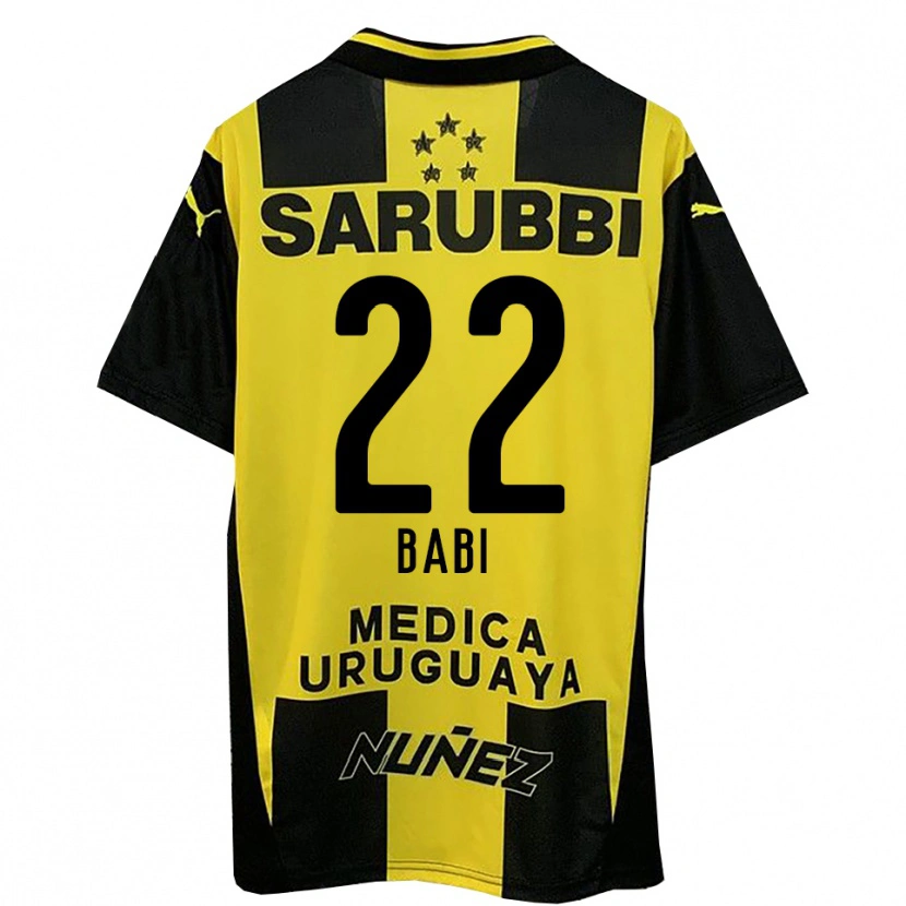 Danxen Heren Matheus Babi #22 Geel Zwart Thuisshirt Thuistenue 2025/26 T-Shirt