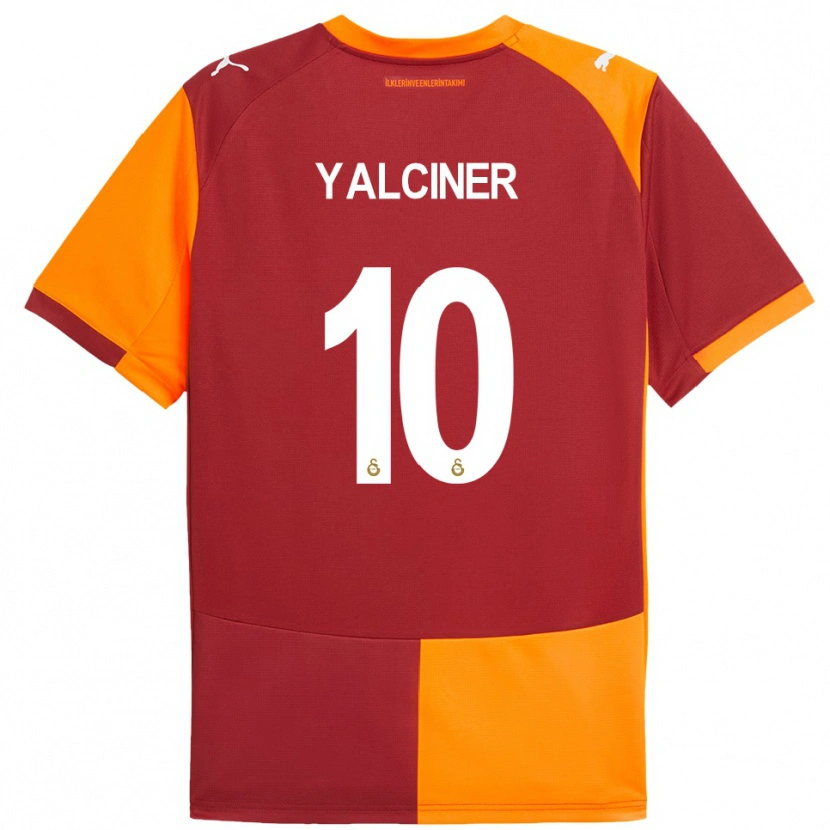 Danxen Heren İsmigül Yalçıner #10 Rood Oranje Thuisshirt Thuistenue 2025/26 T-Shirt