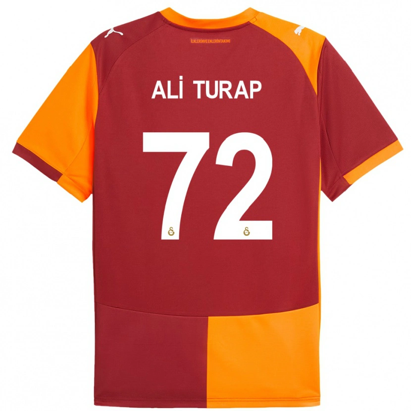 Danxen Heren Ali Turap Bülbül #72 Rood Oranje Thuisshirt Thuistenue 2025/26 T-Shirt