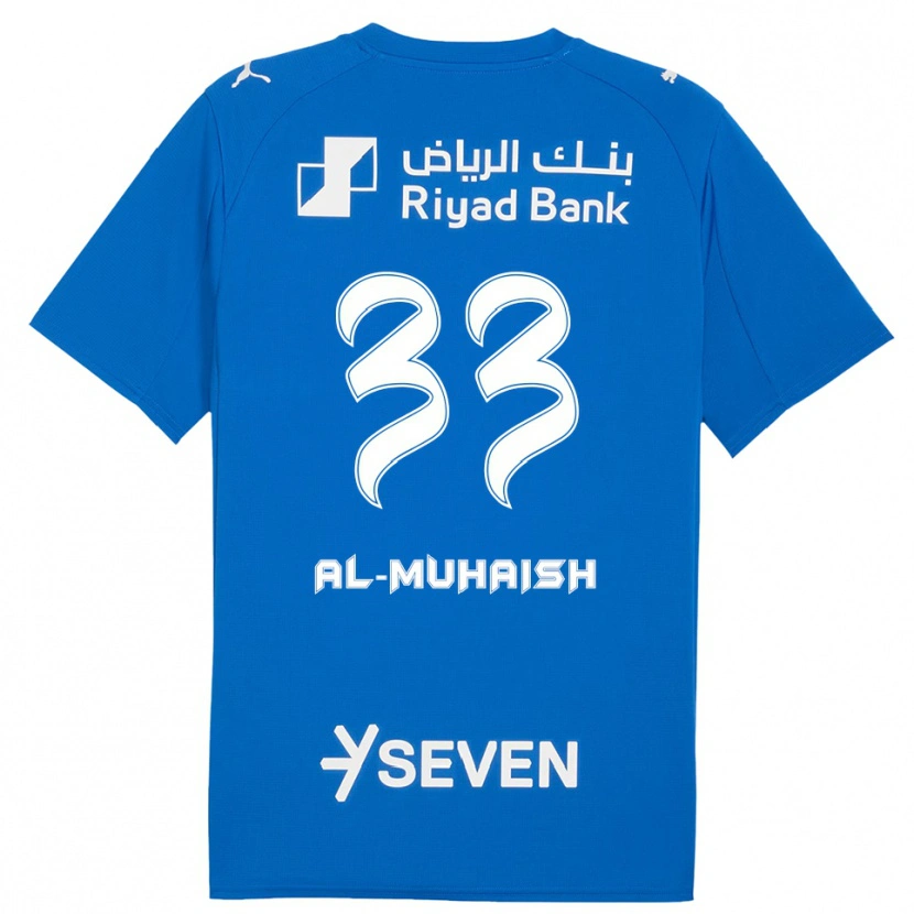 Danxen Heren Mohammed Al-Muhaysh #33 Blauw Wit Thuisshirt Thuistenue 2025/26 T-Shirt