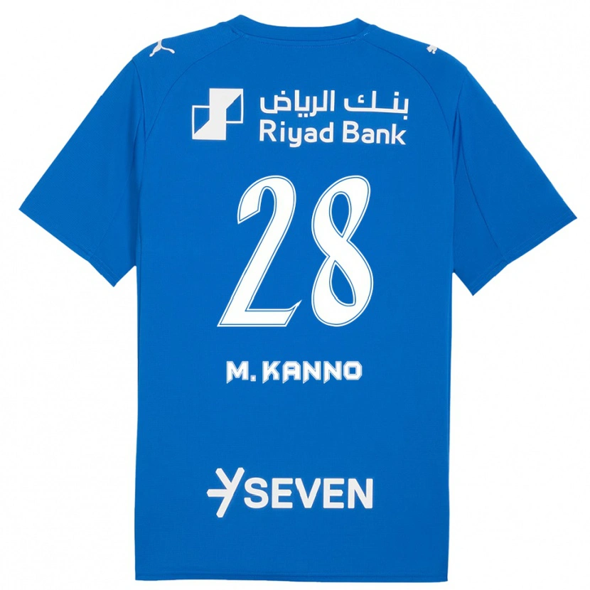 Danxen Heren Mohamed Kanno #28 Blauw Wit Thuisshirt Thuistenue 2025/26 T-Shirt