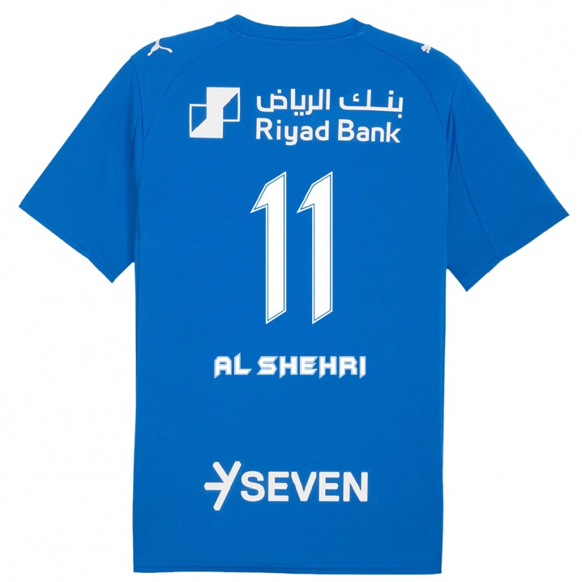 Danxen Heren Saleh Al-Shehri #11 Blauw Wit Thuisshirt Thuistenue 2025/26 T-Shirt