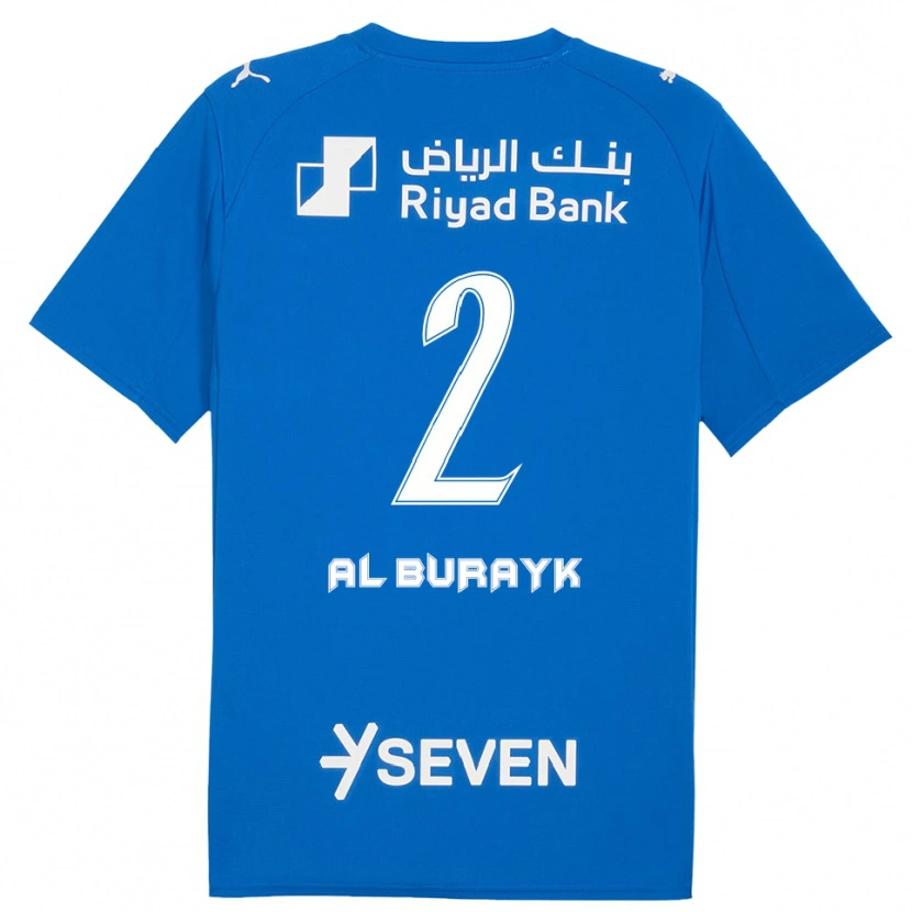 Danxen Heren Mohammed Al-Burayk #2 Blauw Wit Thuisshirt Thuistenue 2025/26 T-Shirt