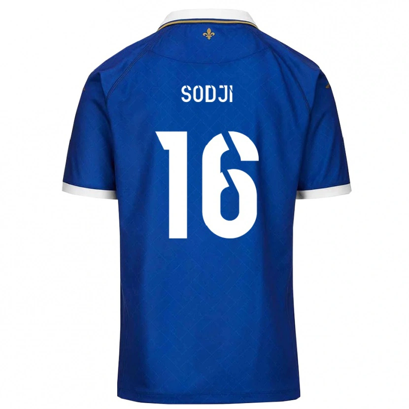 Danxen Heren Alexandre Sodji #16 Blauw Goud Thuisshirt Thuistenue 2025/26 T-Shirt