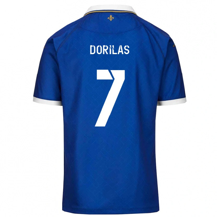 Danxen Heren Johan Dorilas #7 Blauw Goud Thuisshirt Thuistenue 2025/26 T-Shirt
