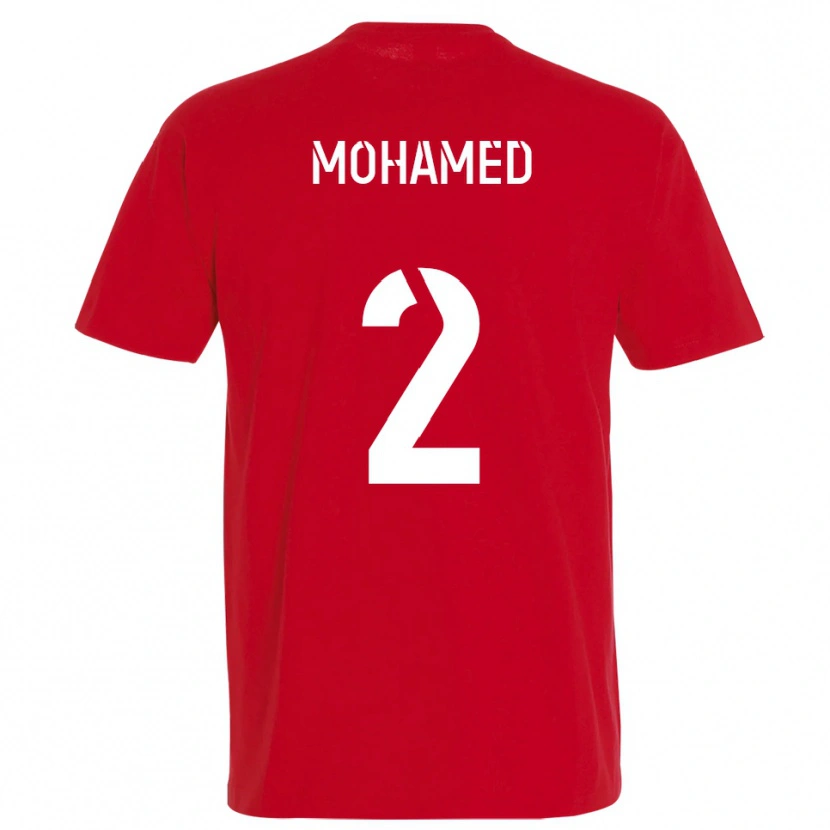 Danxen Heren Yanis Mohamed #2 Rood Geel Thuisshirt Thuistenue 2025/26 T-Shirt