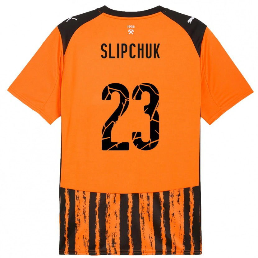 Danxen Heren Mykhaylo Slipchuk #23 Oranje Zwart Thuisshirt Thuistenue 2025/26 T-Shirt