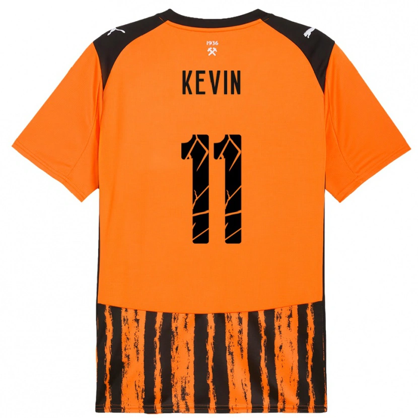 Danxen Heren Kevin #11 Oranje Zwart Thuisshirt Thuistenue 2025/26 T-Shirt