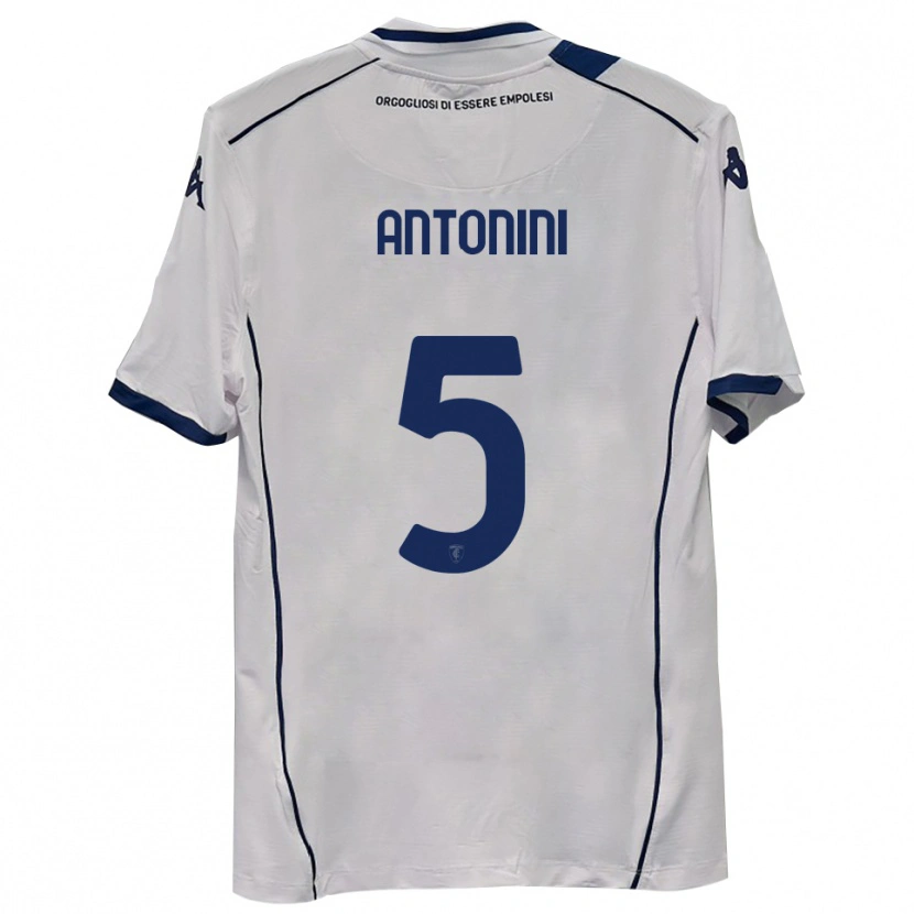 Danxen Heren Diego Antonini #5 Donkerblauw Uitshirt Uittenue 2025/26 T-Shirt