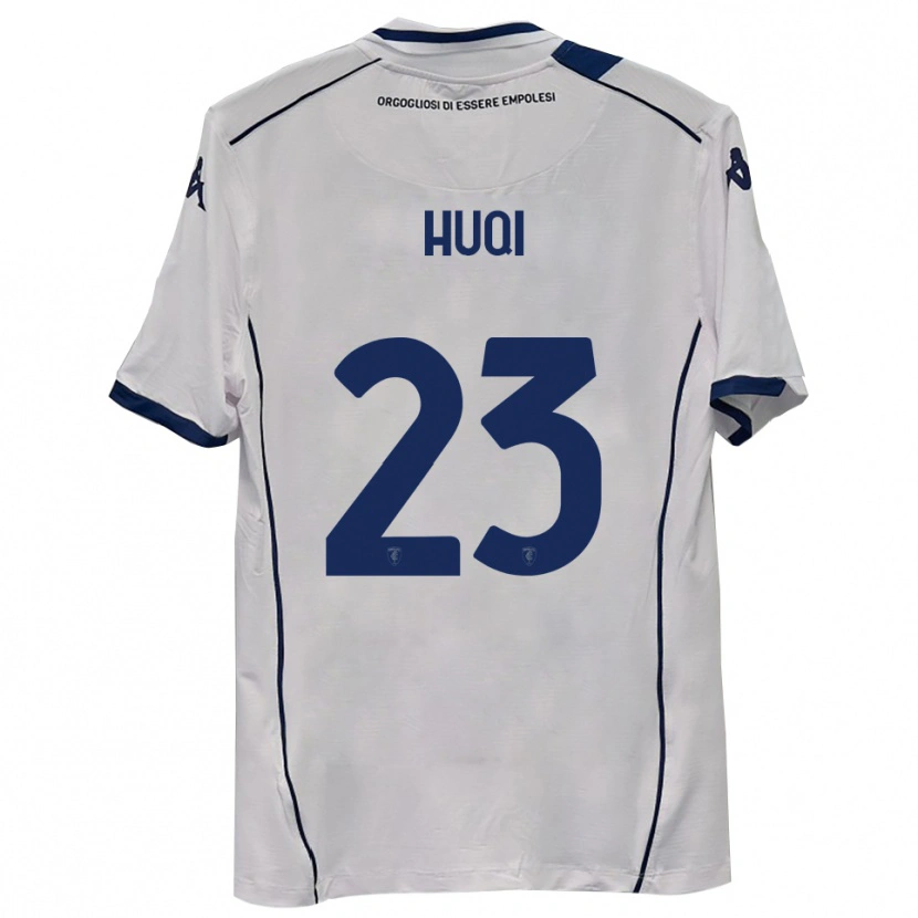 Danxen Heren Mattia Huqi #23 Donkerblauw Uitshirt Uittenue 2025/26 T-Shirt
