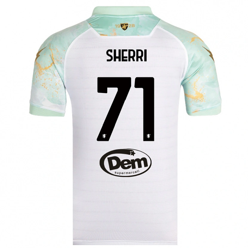 Danxen Heren Alen Sherri #71 Wit Zwart Uitshirt Uittenue 2025/26 T-Shirt