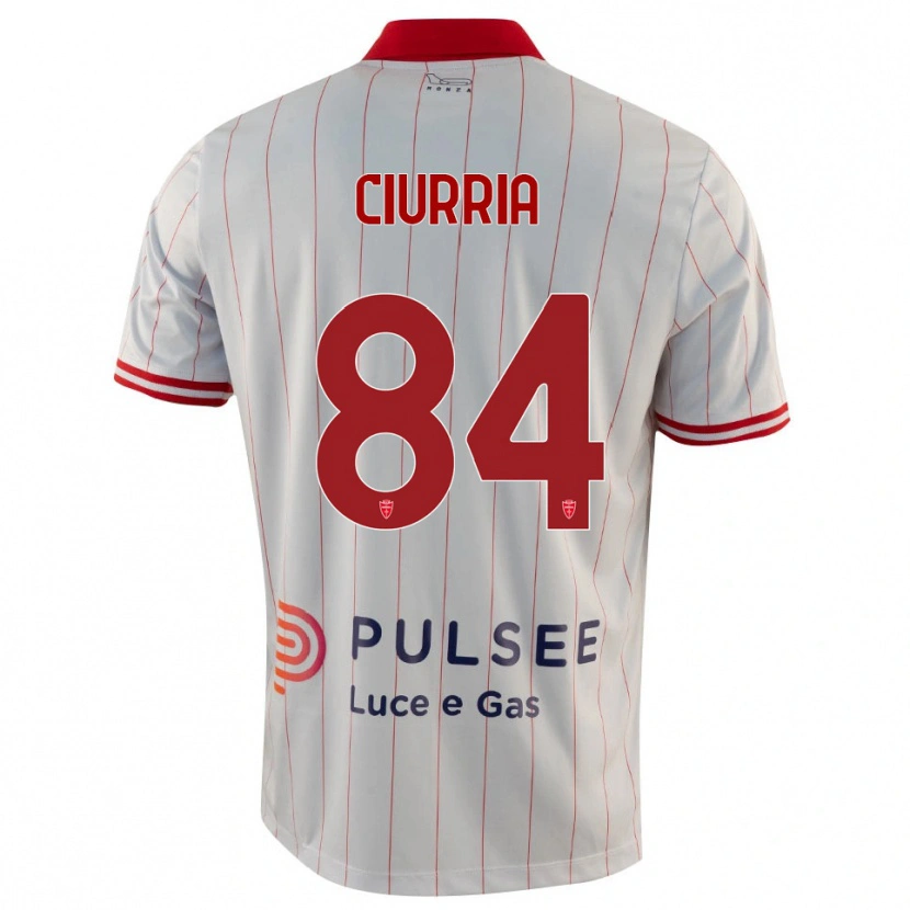 Danxen Heren Patrick Ciurria #84 Wit Rood Blauw Uitshirt Uittenue 2025/26 T-Shirt