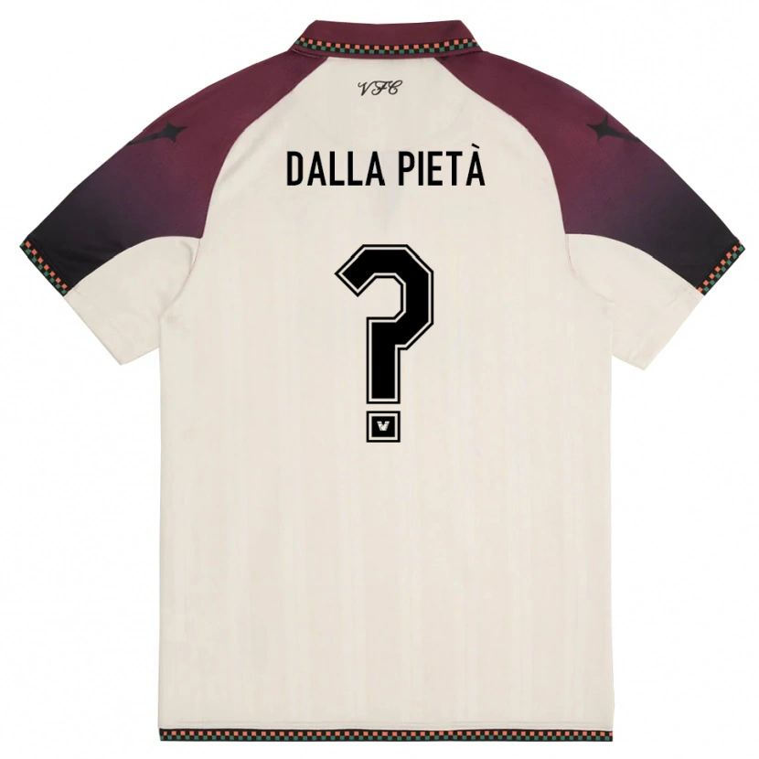 Danxen Heren Leonardo Dalla Pietà #0 Crème Bourgondië Uitshirt Uittenue 2025/26 T-Shirt