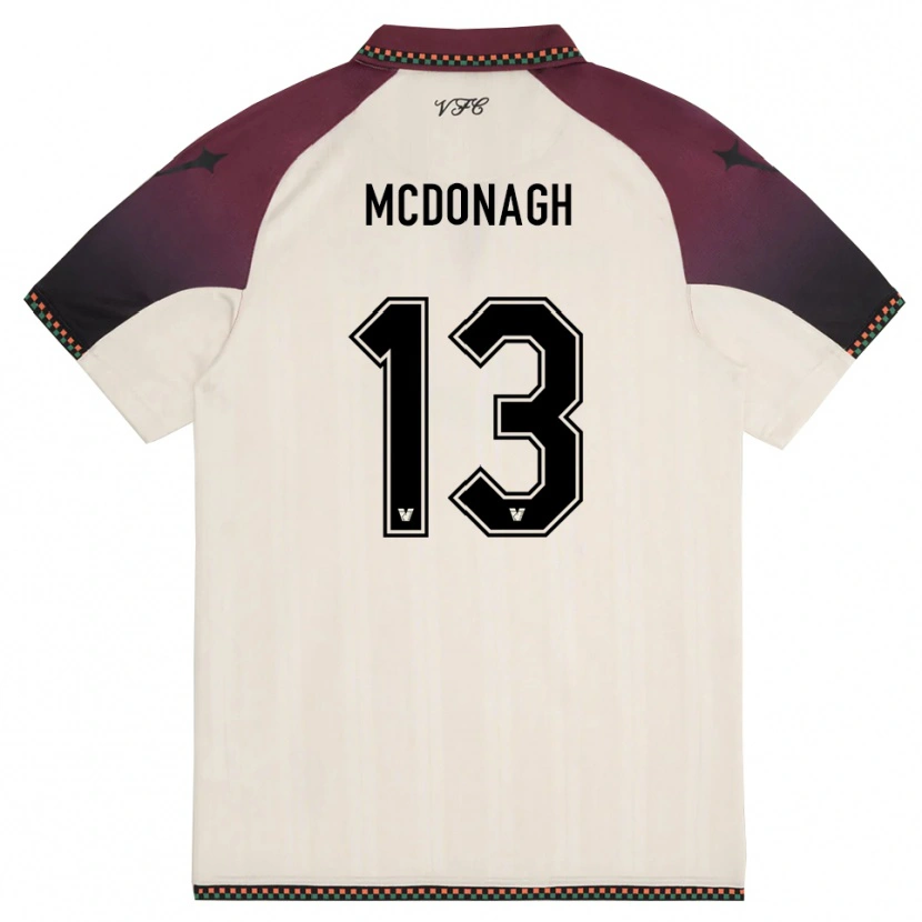 Danxen Heren Oisin Mcdonagh #13 Crème Bourgondië Uitshirt Uittenue 2025/26 T-Shirt