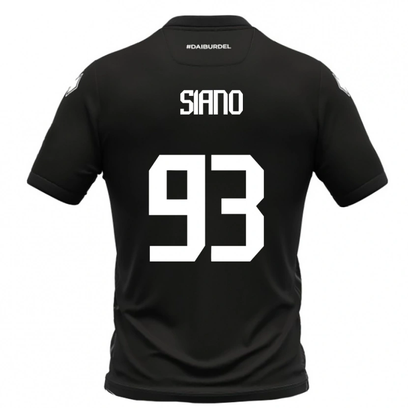 Danxen Heren Alessandro Siano #93 Zwart Wit Uitshirt Uittenue 2025/26 T-Shirt