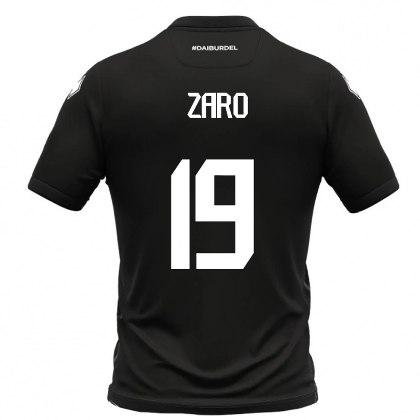 Danxen Heren Giovanni Zaro #19 Zwart Wit Uitshirt Uittenue 2025/26 T-Shirt