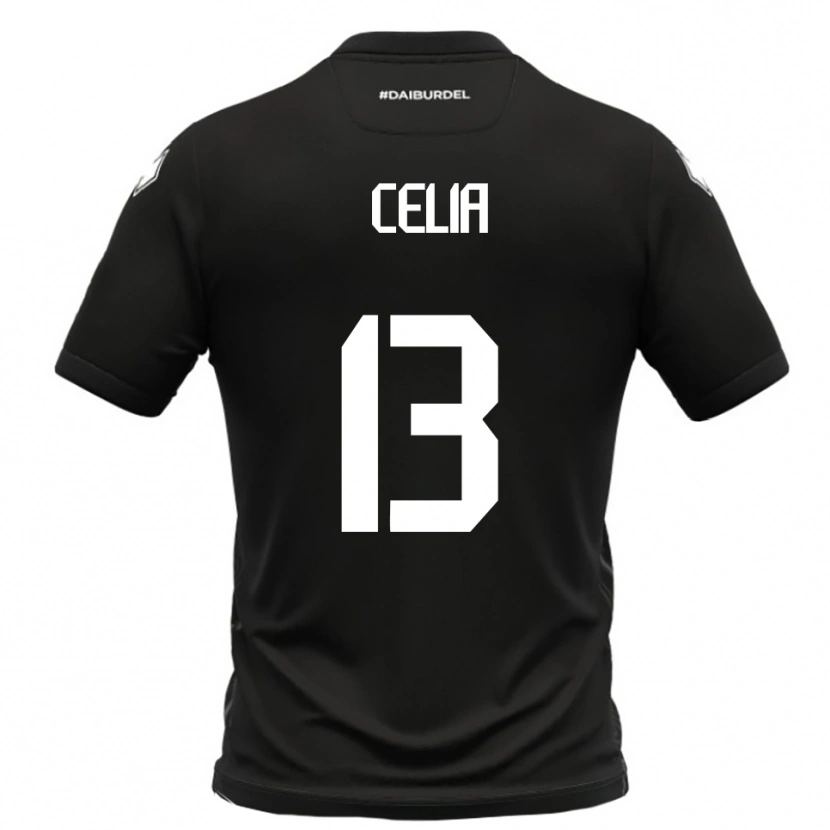 Danxen Heren Raffaele Celia #13 Zwart Wit Uitshirt Uittenue 2025/26 T-Shirt