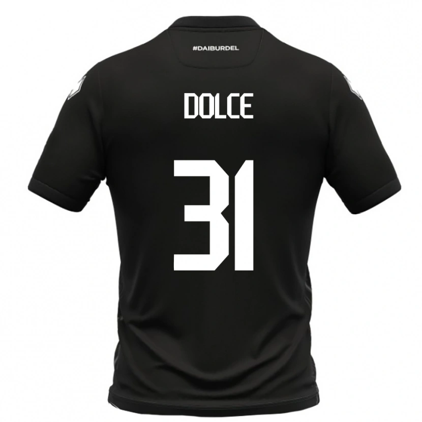 Danxen Heren Alessandro Dolce #31 Zwart Wit Uitshirt Uittenue 2025/26 T-Shirt
