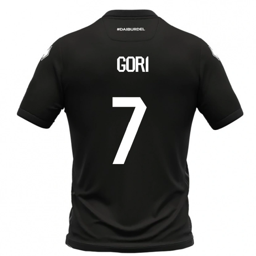 Danxen Heren Samuele Gori #7 Zwart Wit Uitshirt Uittenue 2025/26 T-Shirt