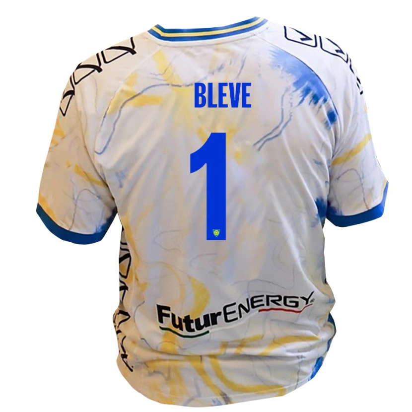 Danxen Heren Marco Bleve #1 Wit Geel Blauw Uitshirt Uittenue 2025/26 T-Shirt