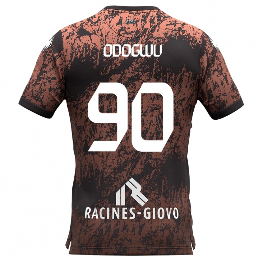 Danxen Heren Raphael Odogwu #90 Bruin Zwart Uitshirt Uittenue 2025/26 T-Shirt