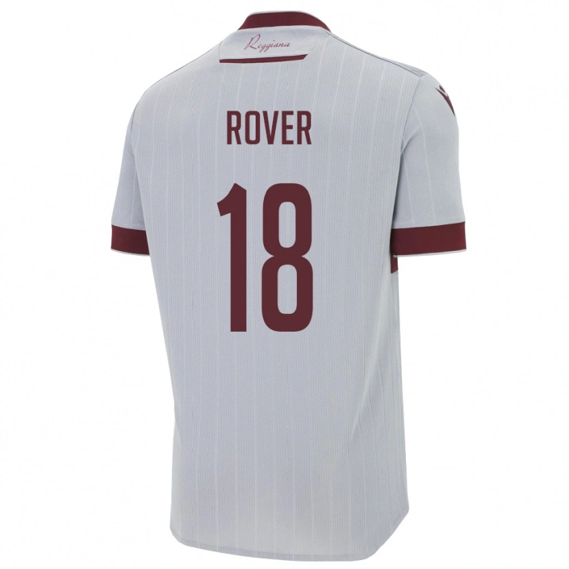 Danxen Heren Matteo Rover #18 Bourgondië Wit Uitshirt Uittenue 2025/26 T-Shirt