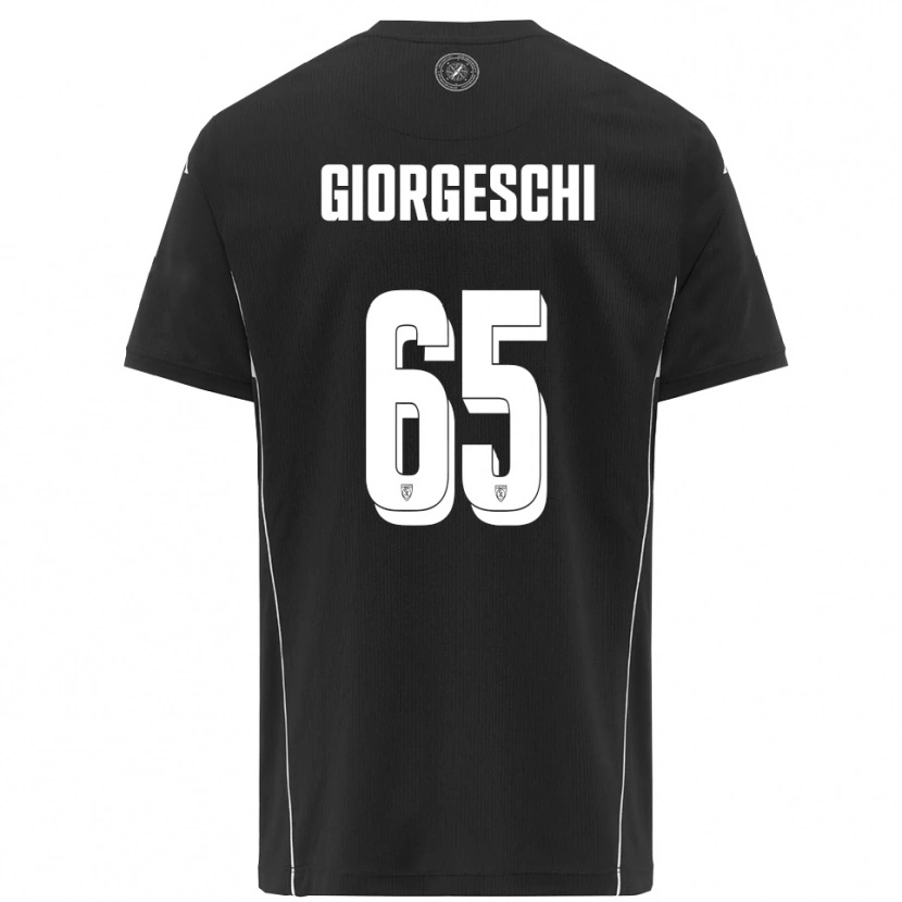 Danxen Heren Simone Giorgeschi #65 Zwart Wit Uitshirt Uittenue 2025/26 T-Shirt