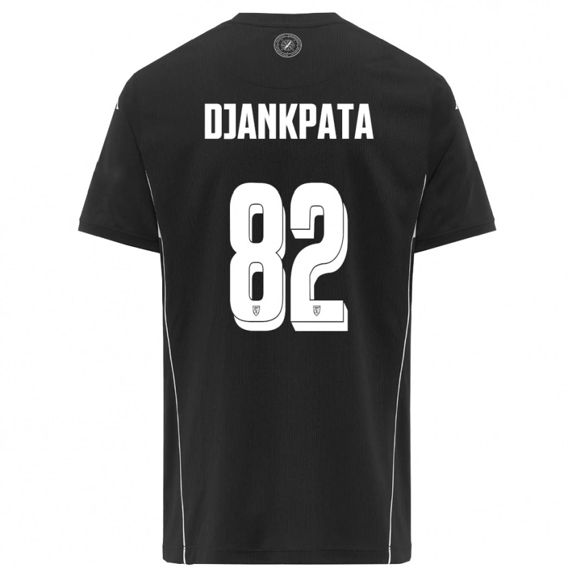 Danxen Heren Halid Djankpata #82 Zwart Wit Uitshirt Uittenue 2025/26 T-Shirt
