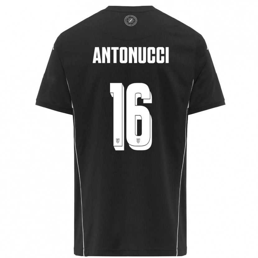 Danxen Heren Mirko Antonucci #16 Zwart Wit Uitshirt Uittenue 2025/26 T-Shirt