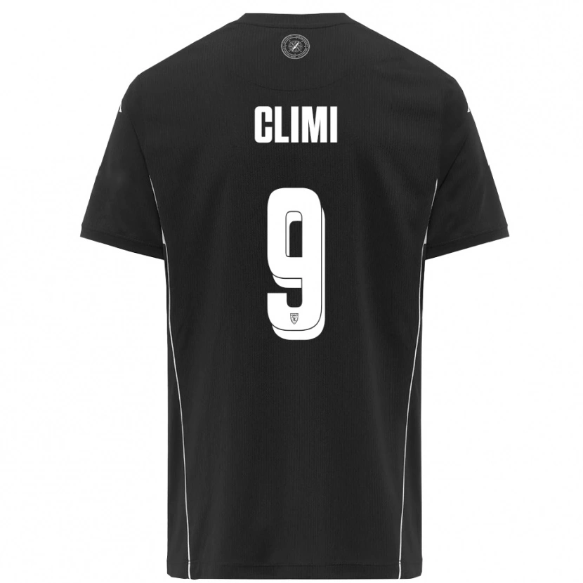Danxen Heren Francesco Climi #9 Zwart Wit Uitshirt Uittenue 2025/26 T-Shirt