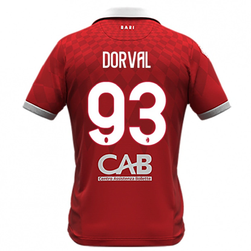 Danxen Heren Mehdi Dorval #93 Rood Wit Uitshirt Uittenue 2025/26 T-Shirt