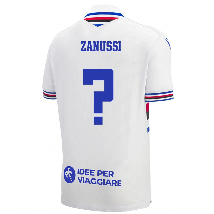 Danxen Heren Hashley Zanussi #0 Wit Blauw Rood Uitshirt Uittenue 2025/26 T-Shirt