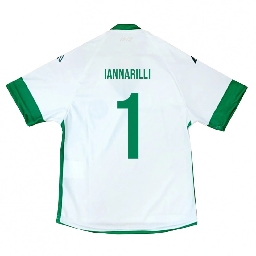 Danxen Heren Antony Iannarilli #1 Wit Groen Blauw Uitshirt Uittenue 2025/26 T-Shirt