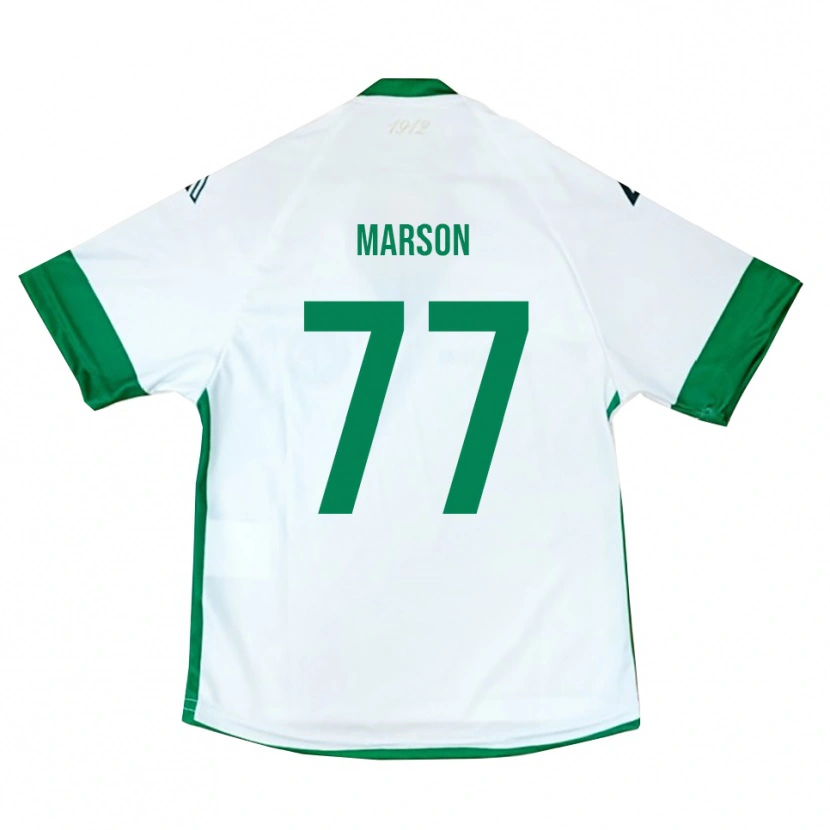 Danxen Heren Leonardo Marson #77 Wit Groen Blauw Uitshirt Uittenue 2025/26 T-Shirt