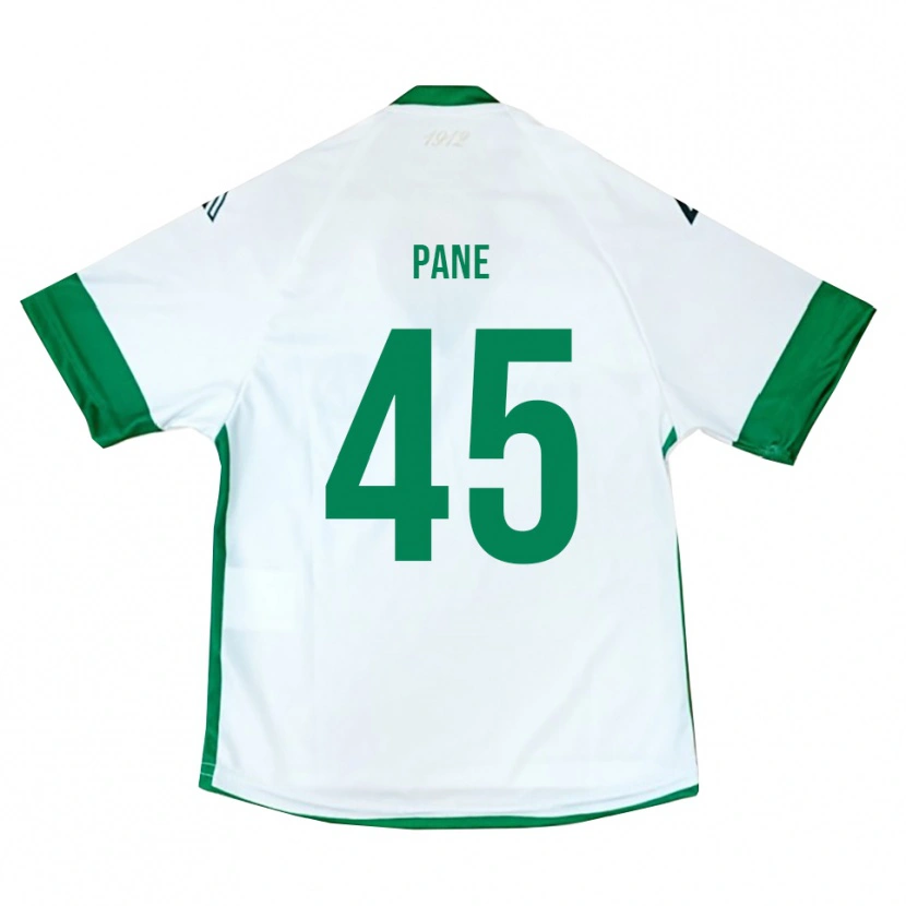 Danxen Heren Pasquale Pane #45 Wit Groen Blauw Uitshirt Uittenue 2025/26 T-Shirt