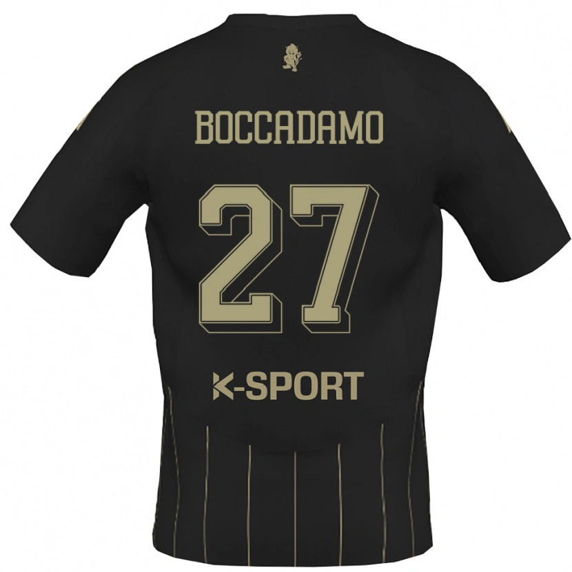 Danxen Heren Antonio Boccadamo #27 Grijs Wit Uitshirt Uittenue 2025/26 T-Shirt