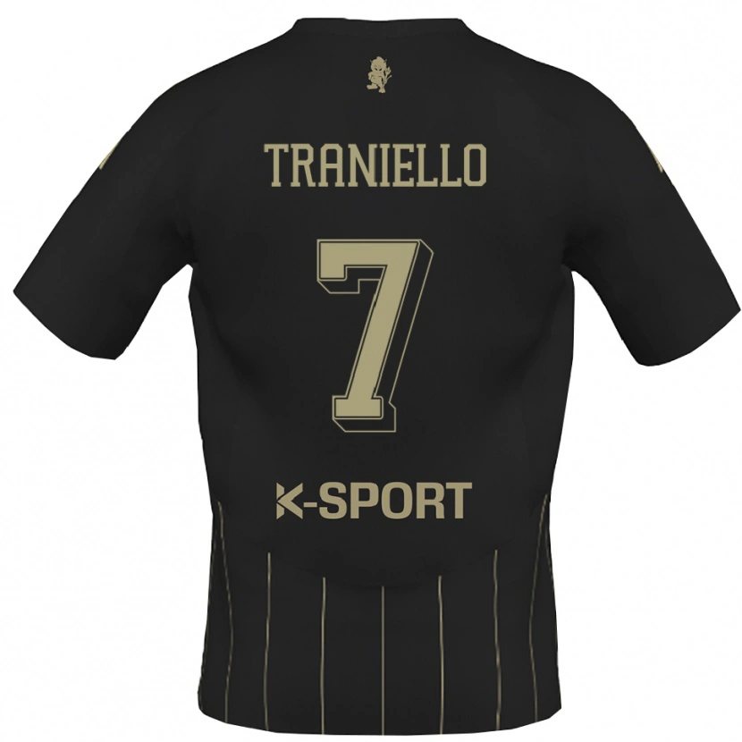 Danxen Heren Andrea Traniello #7 Grijs Wit Uitshirt Uittenue 2025/26 T-Shirt
