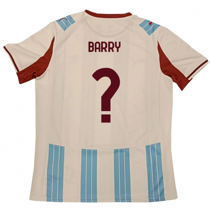 Danxen Heren Sammy Barry #0 Hemelsblauw Wit Uitshirt Uittenue 2025/26 T-Shirt