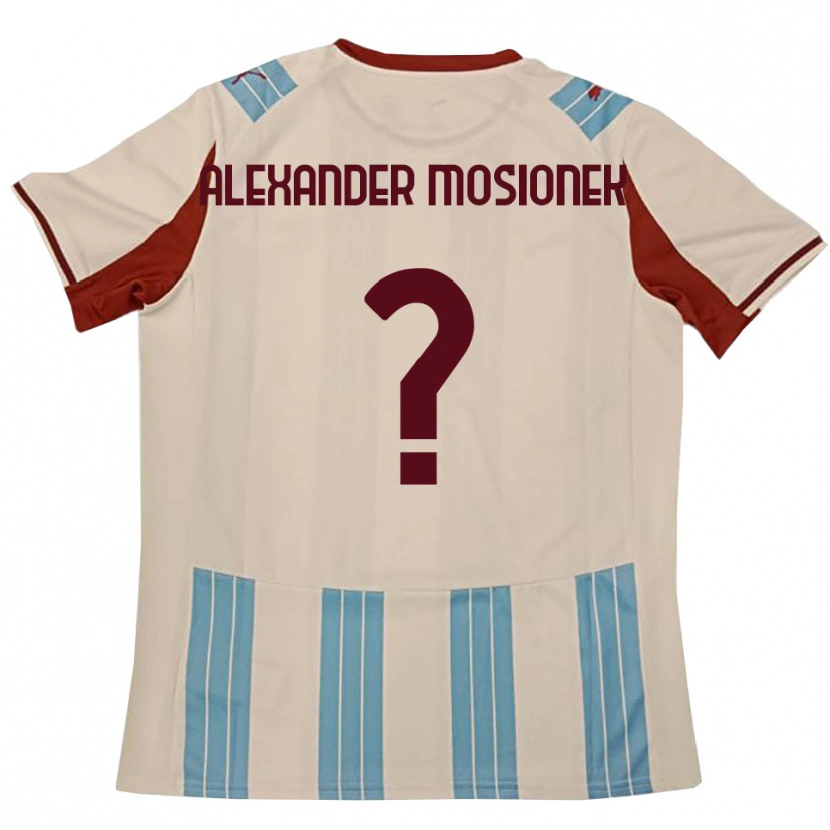 Danxen Heren Kamil Alexander Mosionek #0 Hemelsblauw Wit Uitshirt Uittenue 2025/26 T-Shirt