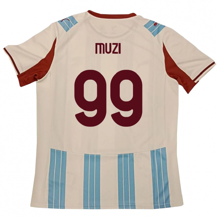 Danxen Heren Christian Muzi #99 Hemelsblauw Wit Uitshirt Uittenue 2025/26 T-Shirt